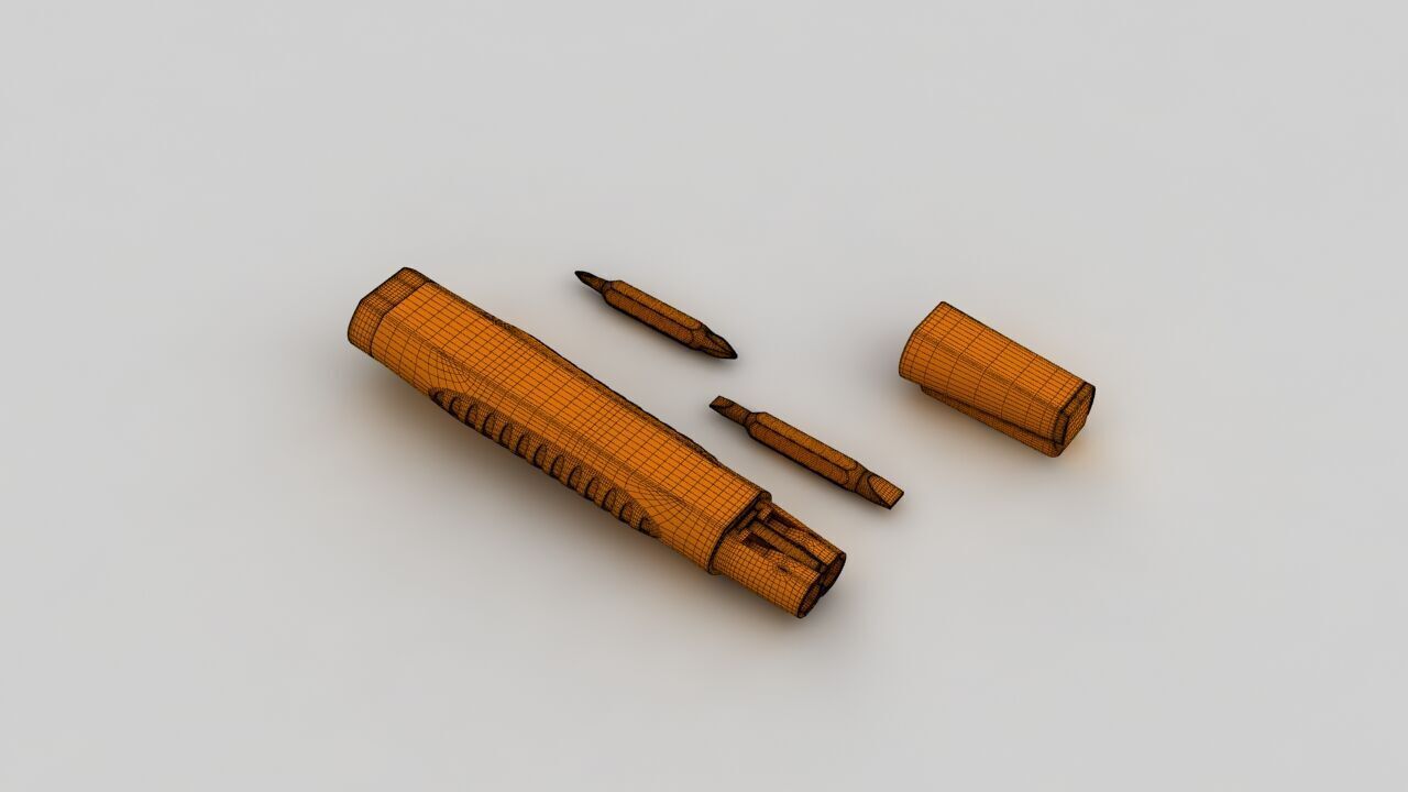 Multifunctional Screwdriver 3D model_37