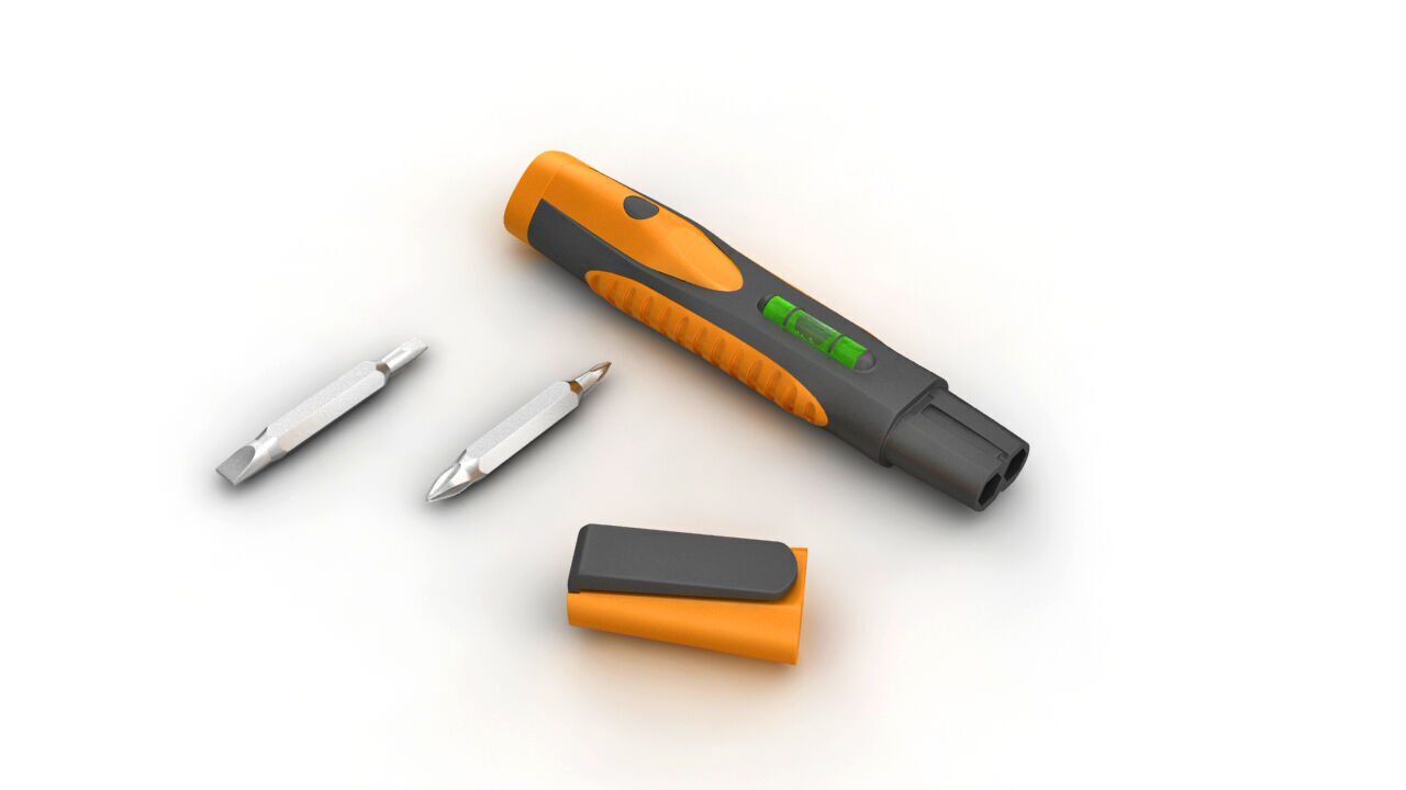 Multifunctional Screwdriver 3D model_17