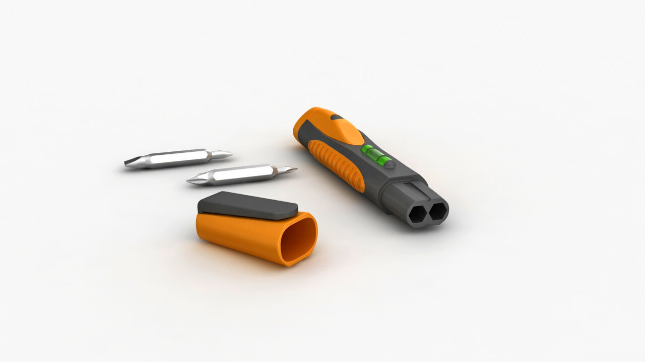 Multifunctional Screwdriver 3D model_18
