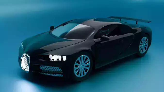 Bugatti Chiron Black