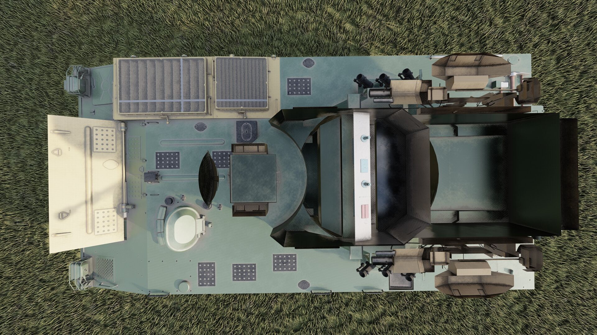 PGZ-09 - Type 09 self-propelled anti-aircraft artillery 3D model_19