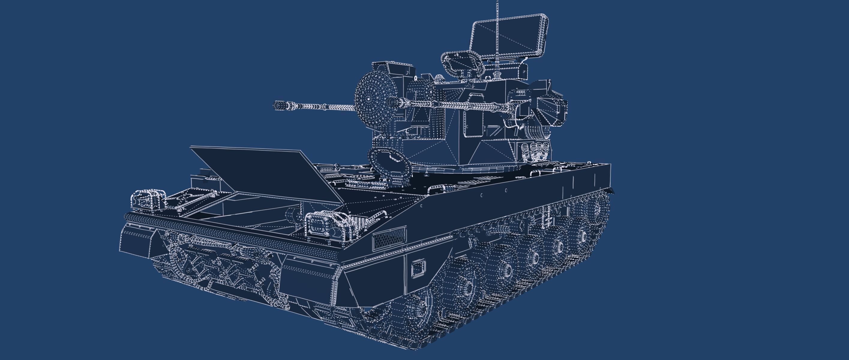 PGZ-09 - Type 09 self-propelled anti-aircraft artillery 3D model_42