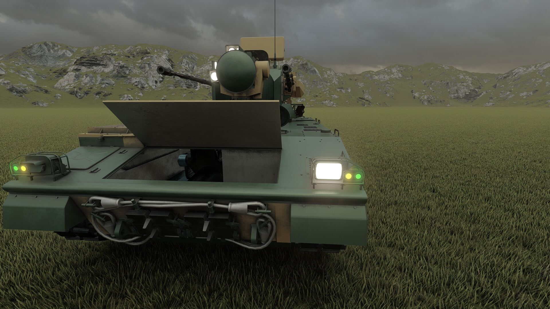 PGZ-09 - Type 09 self-propelled anti-aircraft artillery 3D model_27