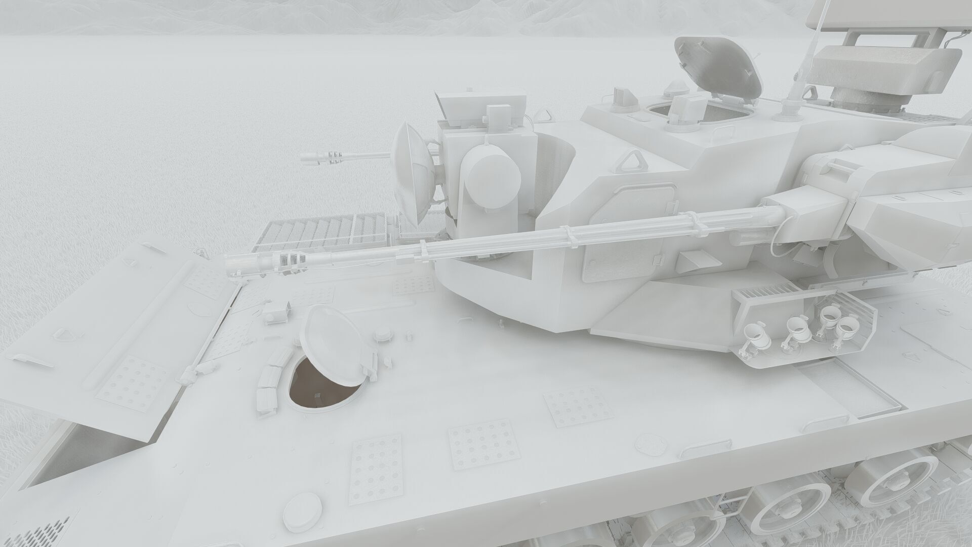 PGZ-09 - Type 09 self-propelled anti-aircraft artillery 3D model_36