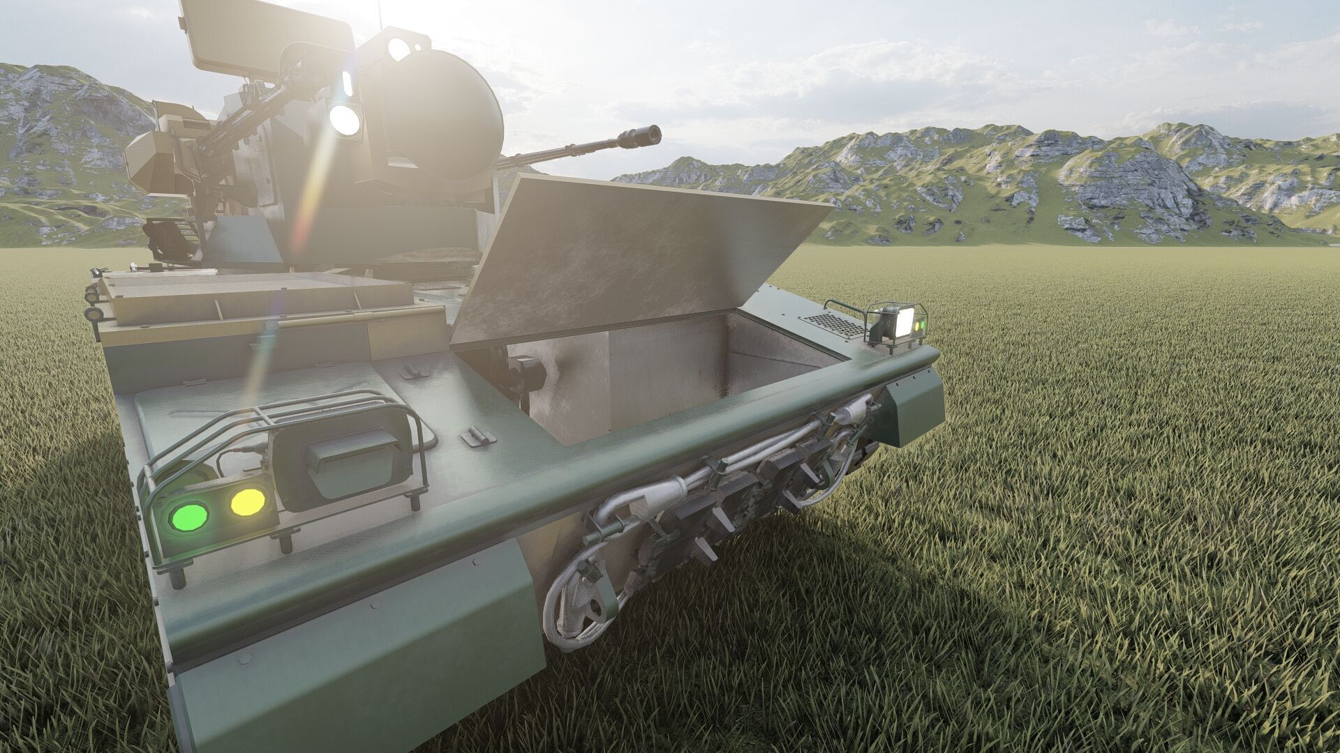 PGZ-09 - Type 09 self-propelled anti-aircraft artillery 3D model_14