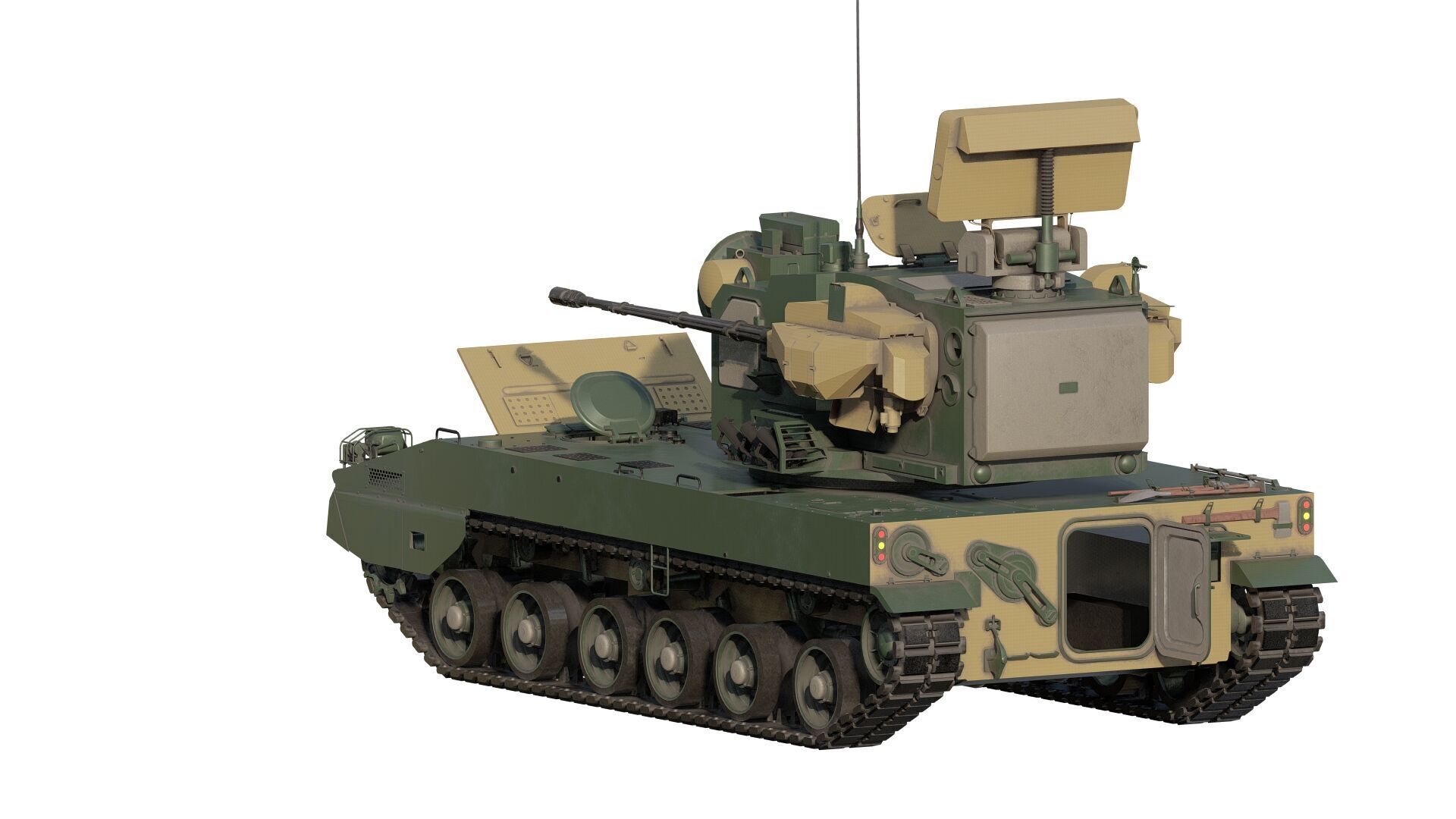 PGZ-09 - Type 09 self-propelled anti-aircraft artillery 3D model_5
