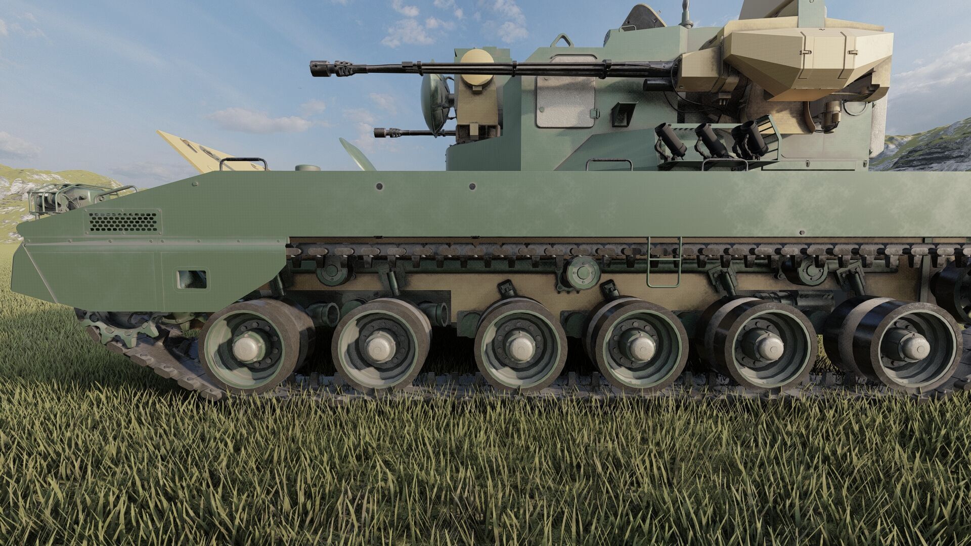 PGZ-09 - Type 09 self-propelled anti-aircraft artillery 3D model_25