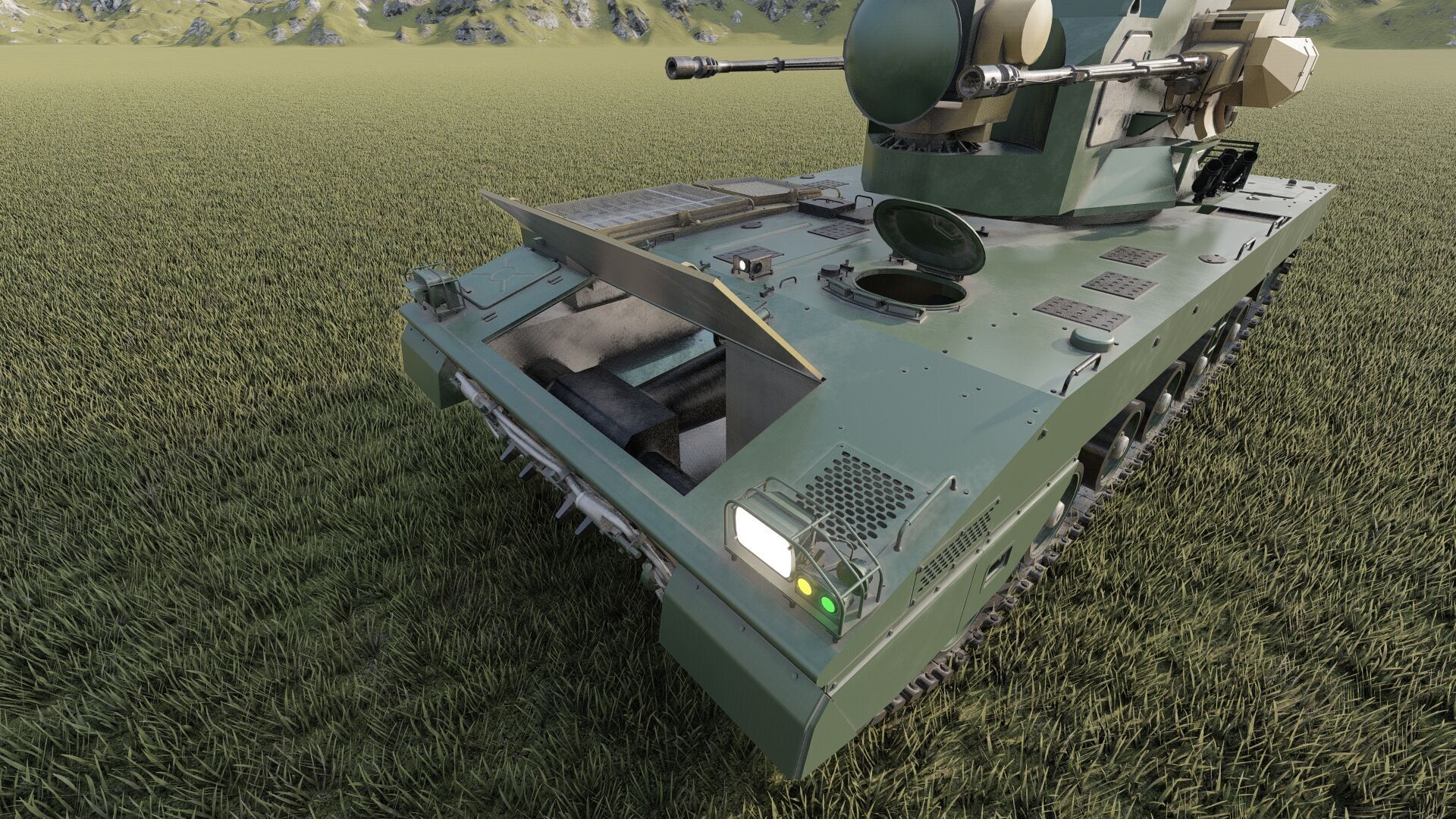 PGZ-09 - Type 09 self-propelled anti-aircraft artillery 3D model_16