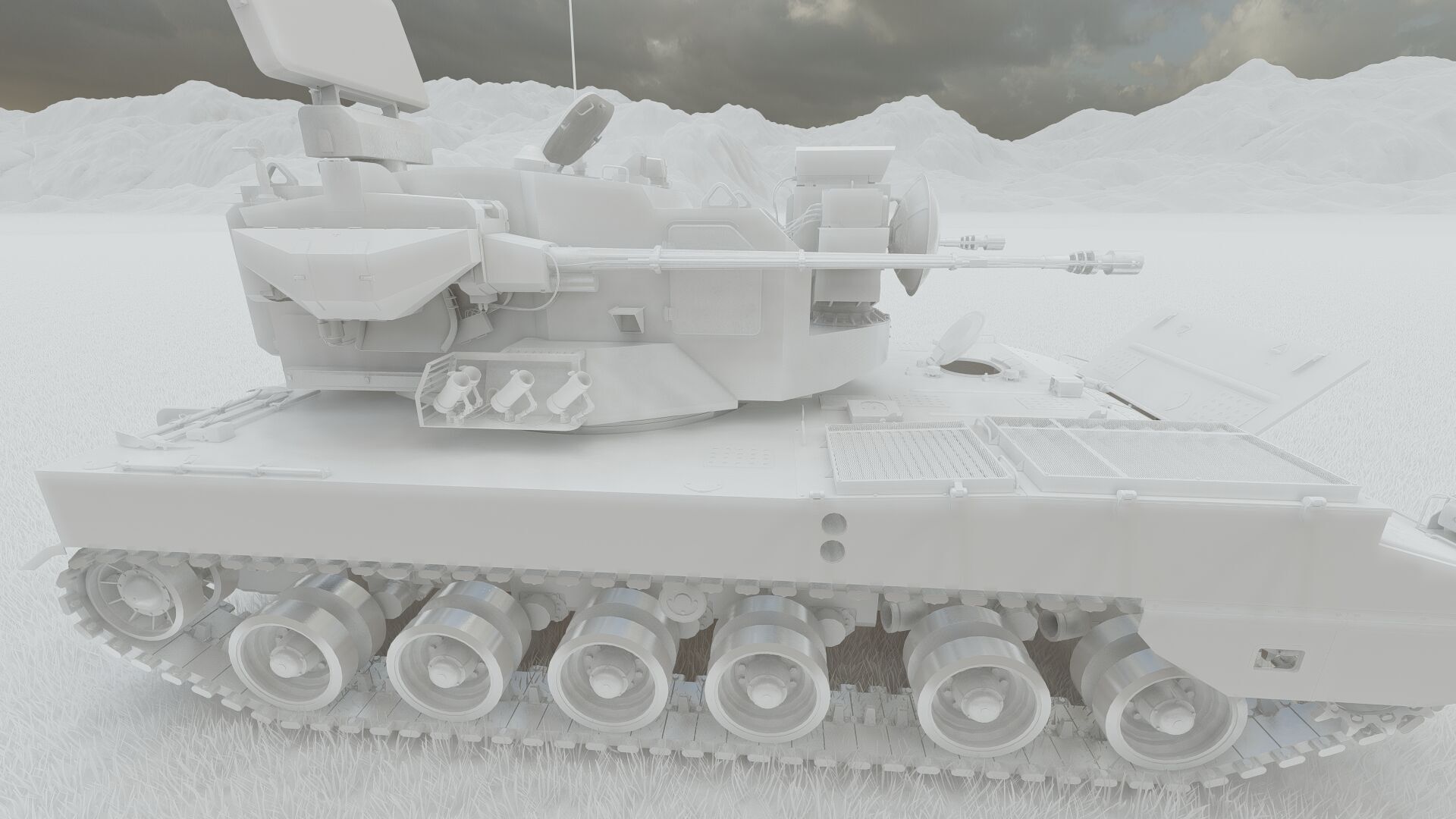 PGZ-09 - Type 09 self-propelled anti-aircraft artillery 3D model_31