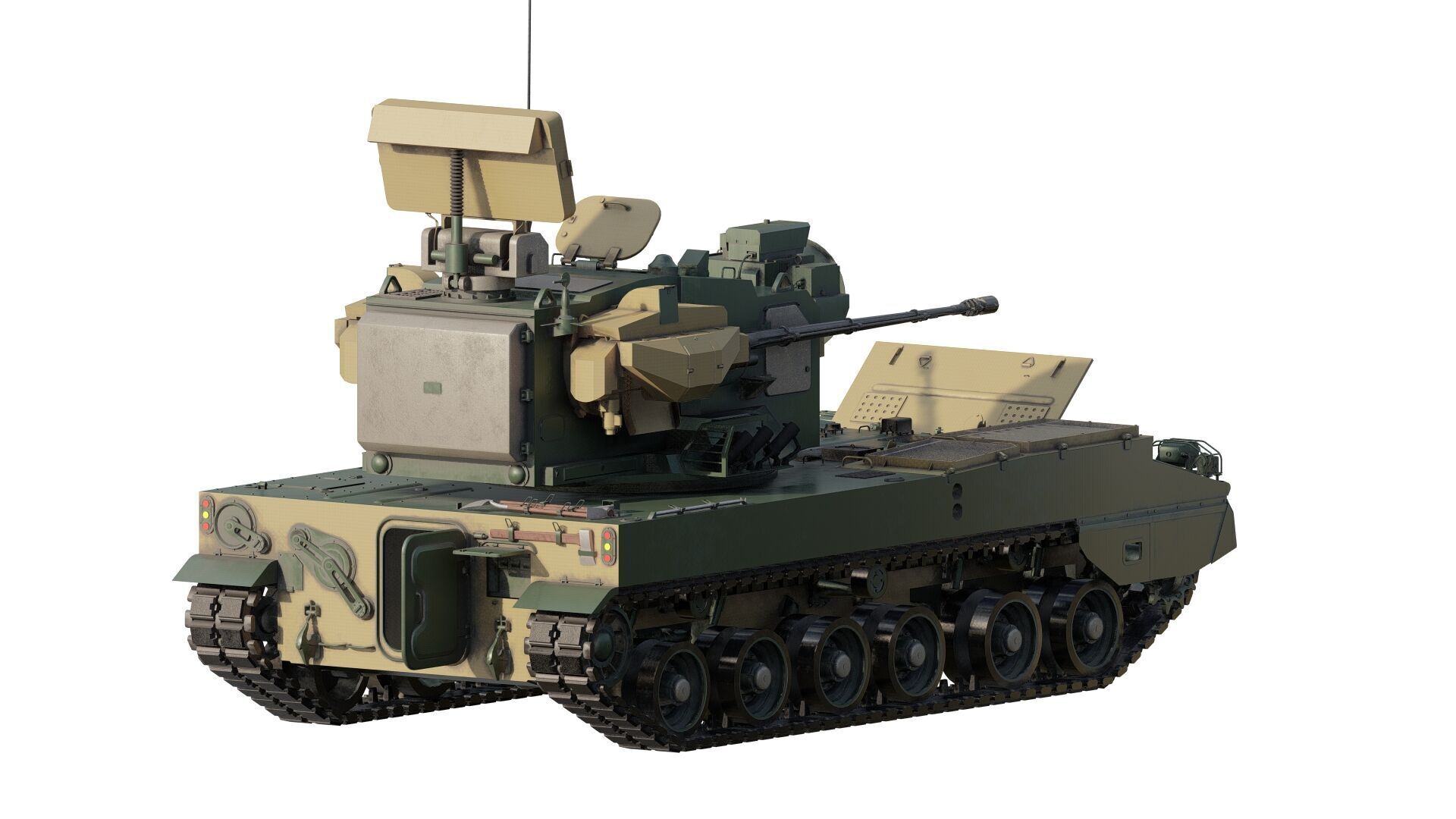 PGZ-09 - Type 09 self-propelled anti-aircraft artillery 3D model_4