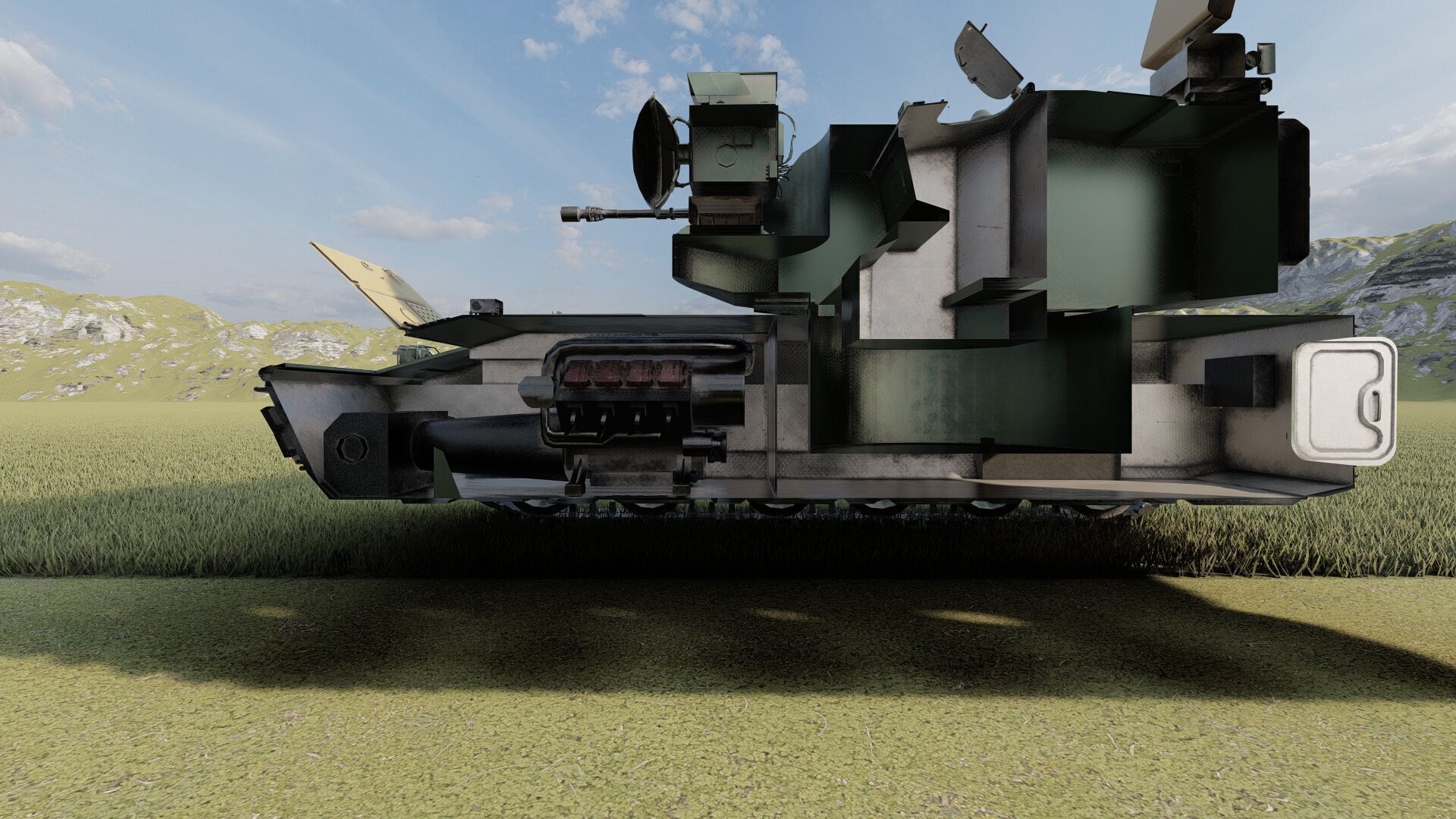 PGZ-09 - Type 09 self-propelled anti-aircraft artillery 3D model_24