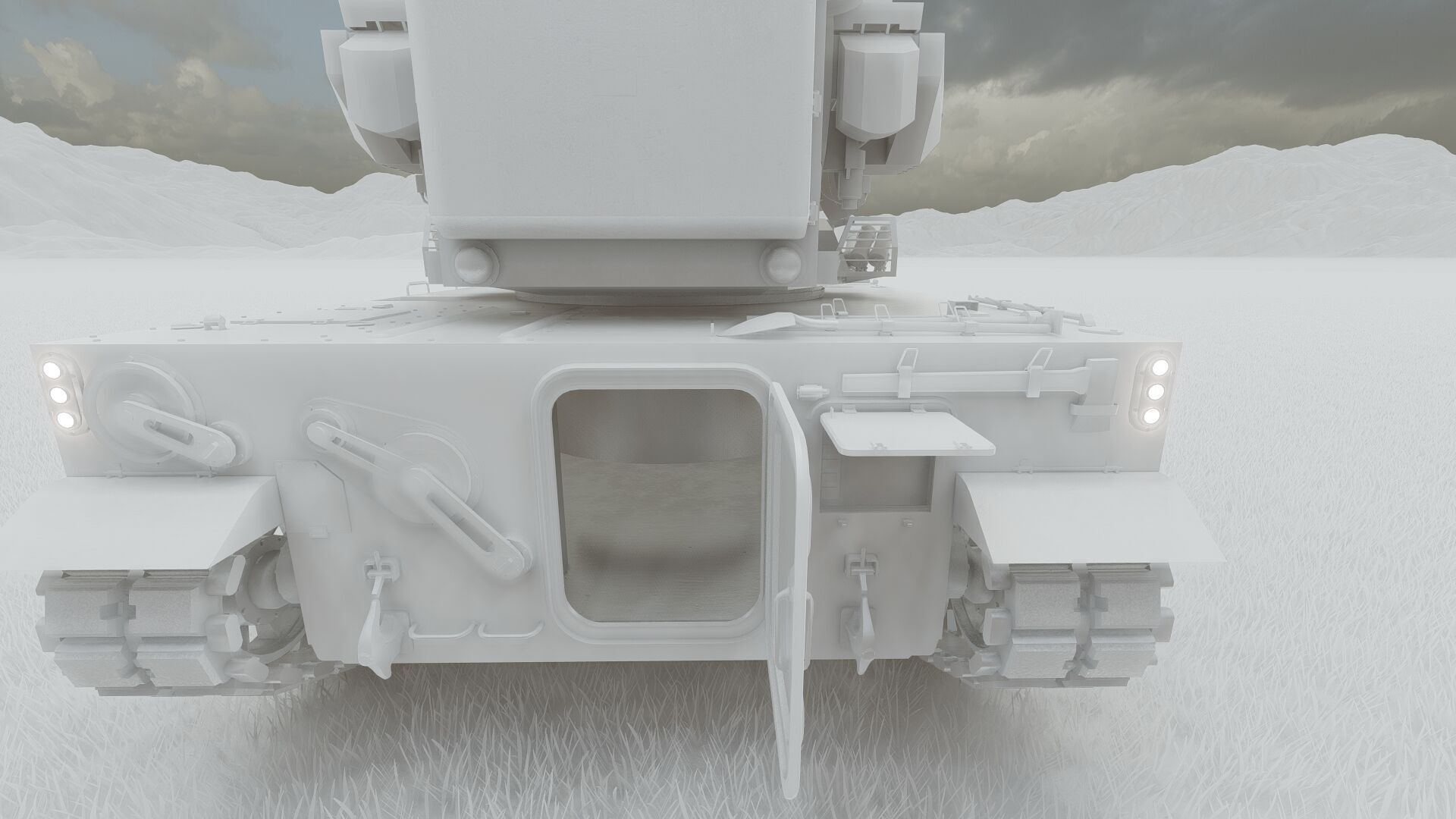 PGZ-09 - Type 09 self-propelled anti-aircraft artillery 3D model_29