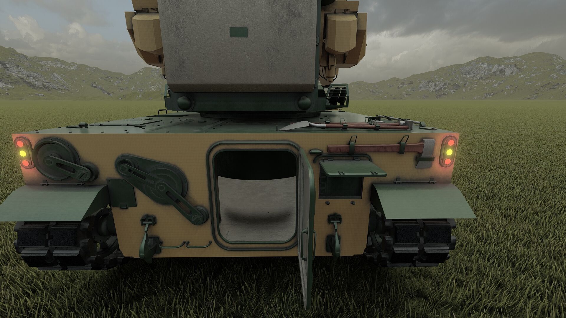 PGZ-09 - Type 09 self-propelled anti-aircraft artillery 3D model_28