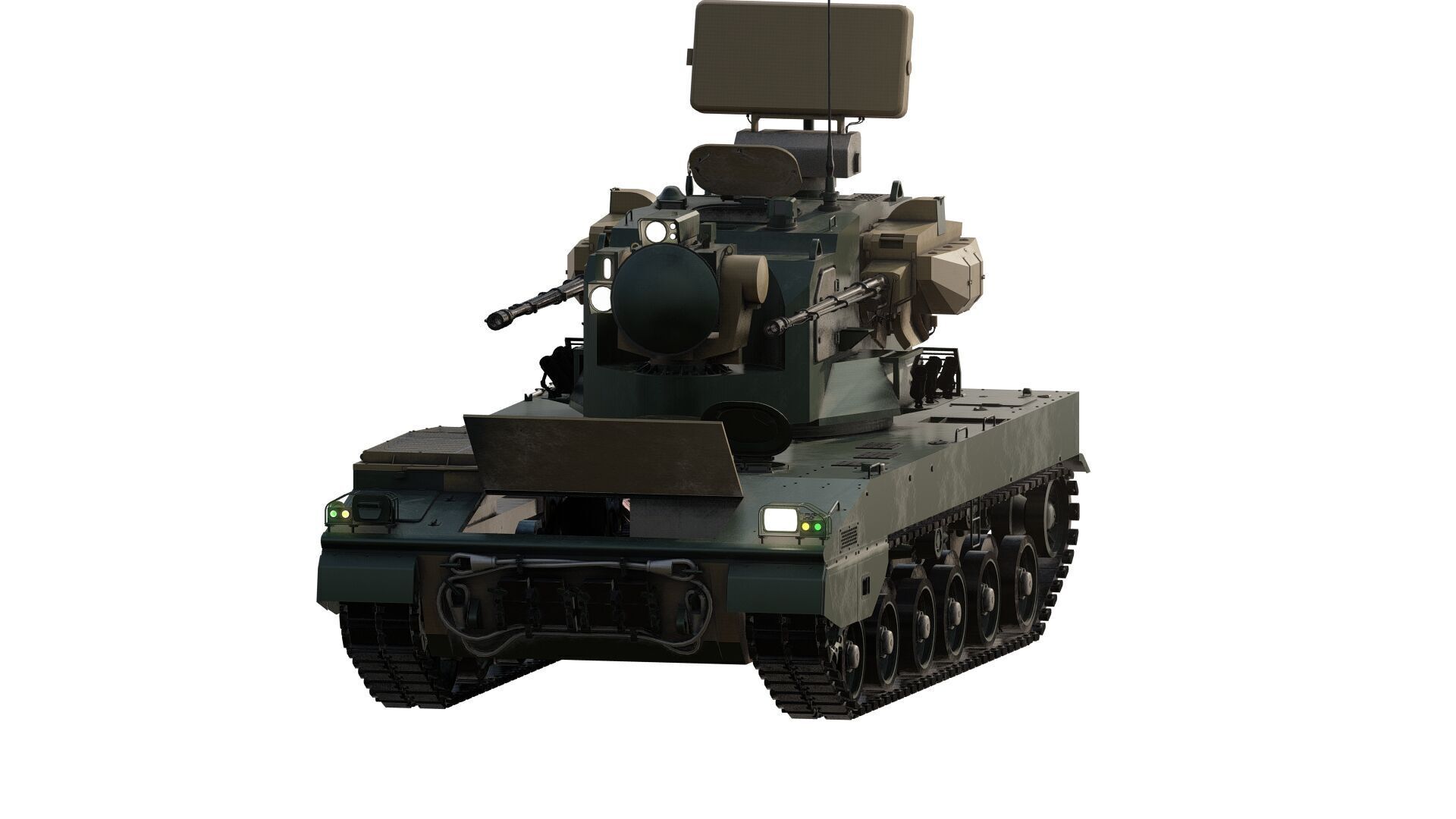 PGZ-09 - Type 09 self-propelled anti-aircraft artillery 3D model_1