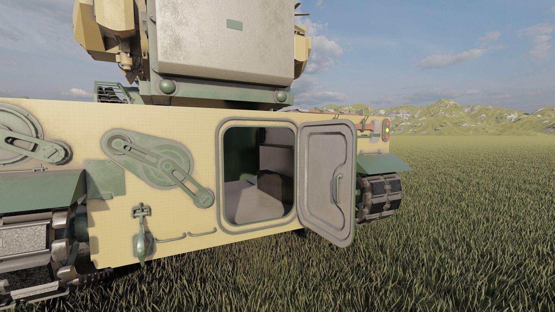 PGZ-09 - Type 09 self-propelled anti-aircraft artillery 3D model_10