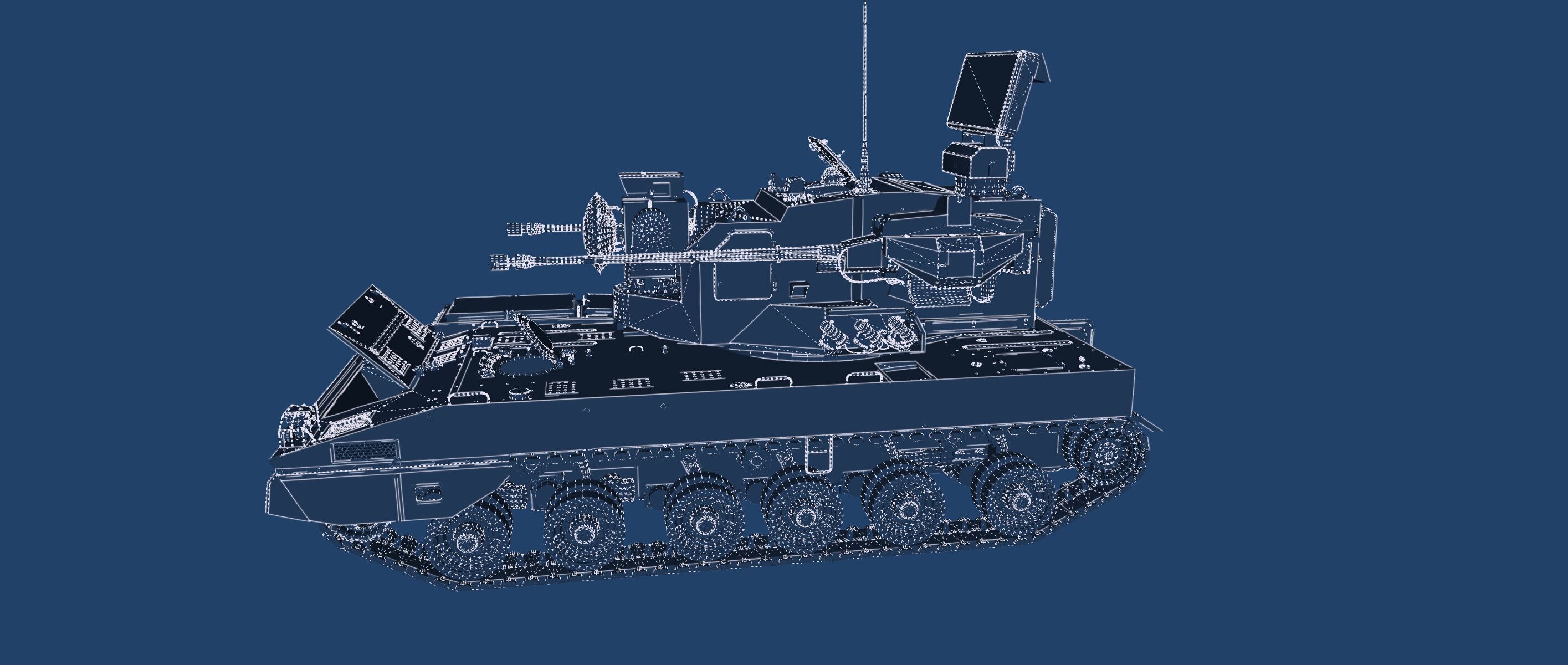 PGZ-09 - Type 09 self-propelled anti-aircraft artillery 3D model_41