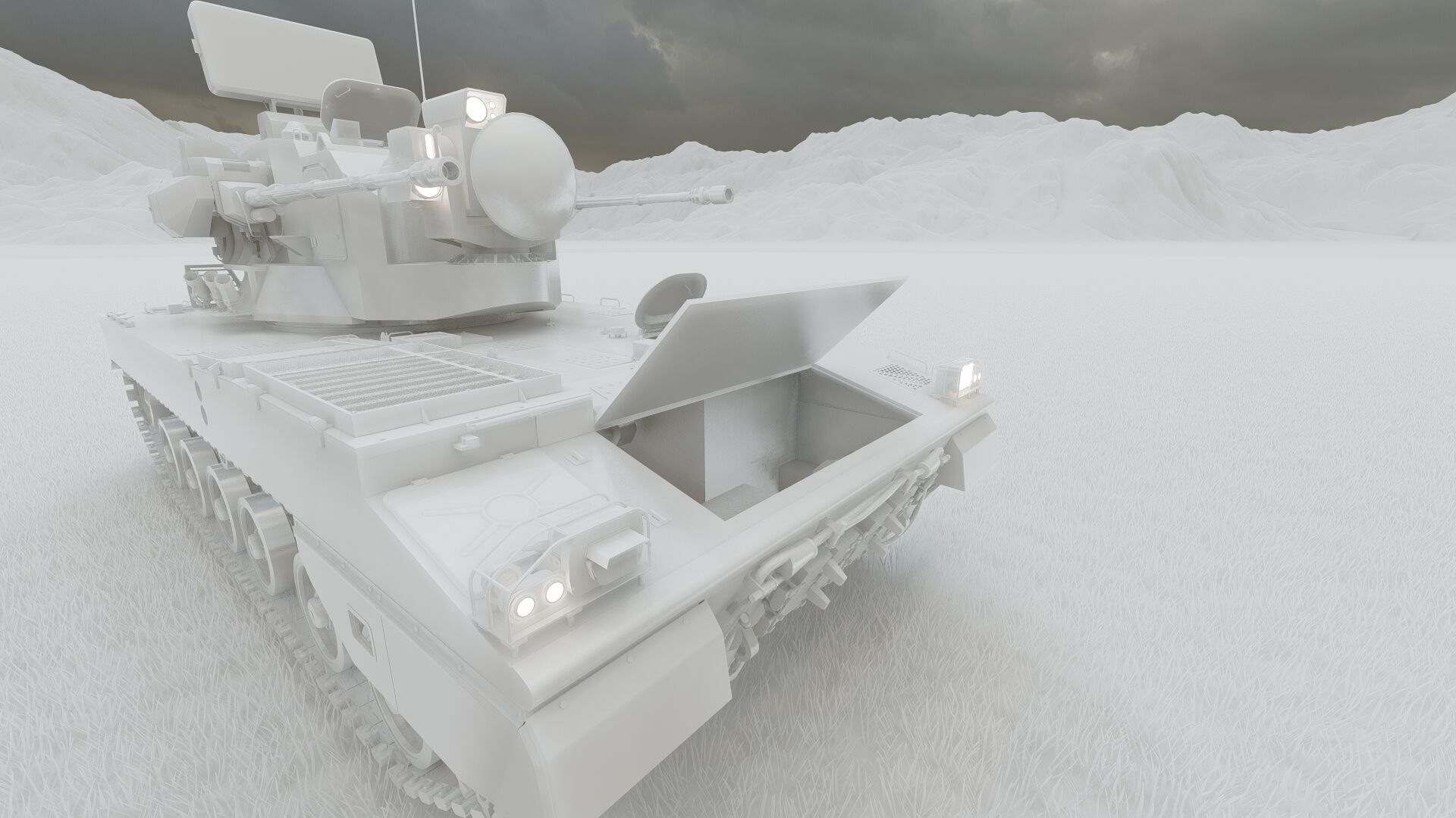 PGZ-09 - Type 09 self-propelled anti-aircraft artillery 3D model_32