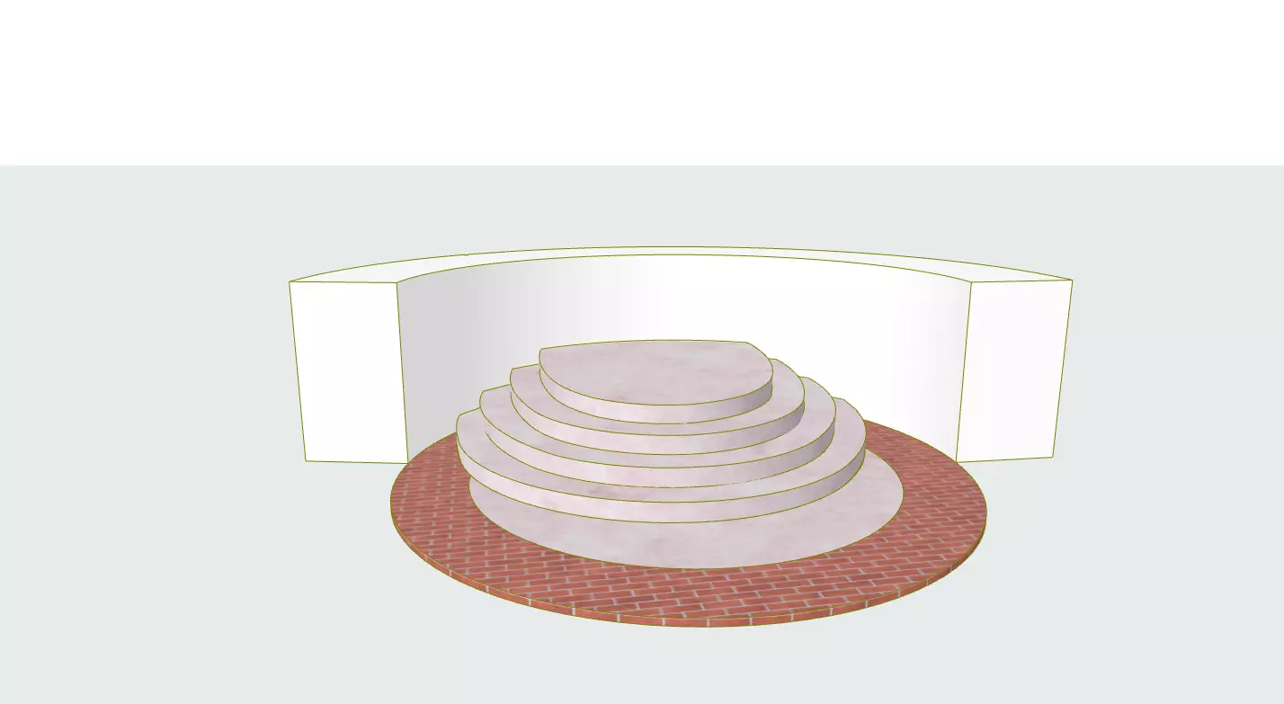 A speech stage Free 3D print model