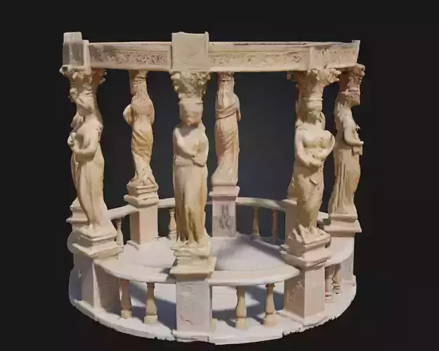 Statuesque Pavilion  Majestic Shelter of Architectural Grandeur