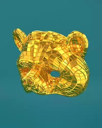 Bear Mask VIP Squid Game 3D print model