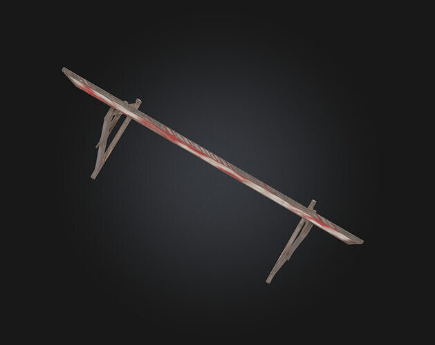 Construction Barrier  Essential Safety Element for Work Zones 3D model 5