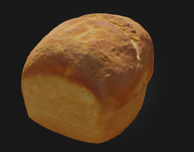 Loaf of Delight   Freshly Baked Charm for Visual Storytelling 3D model 3