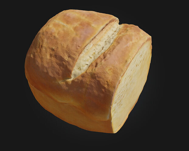 Loaf of Delight   Freshly Baked Charm for Visual Storytelling 3D model