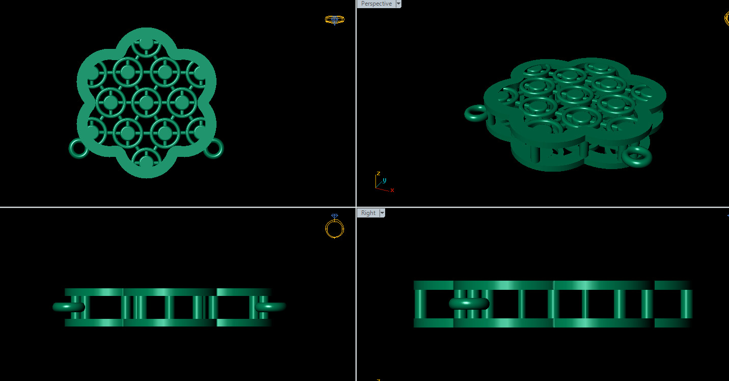 Direct Csting Pendant 3D print model_7