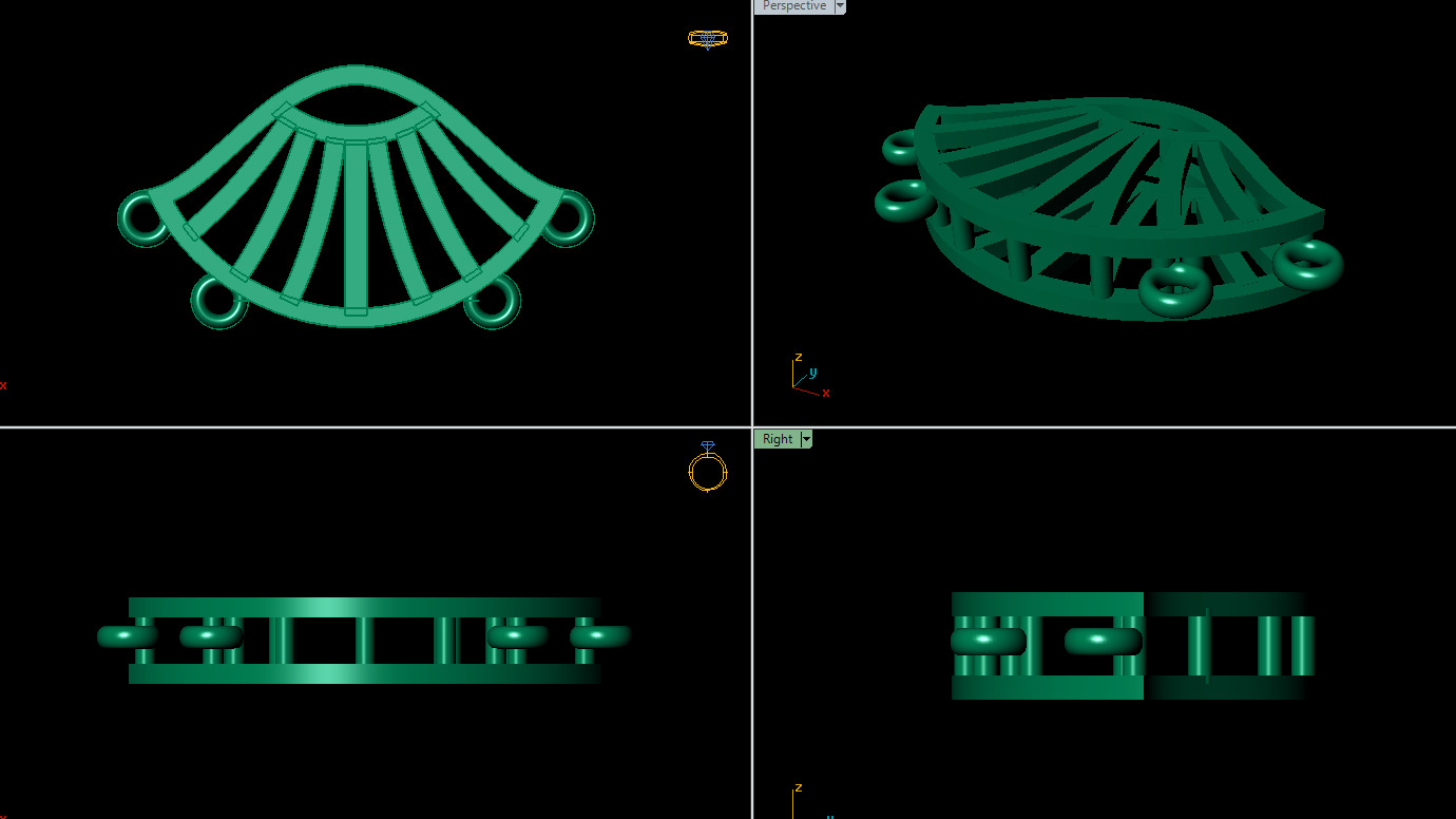 Direct Csting Pendant 3D print model_17