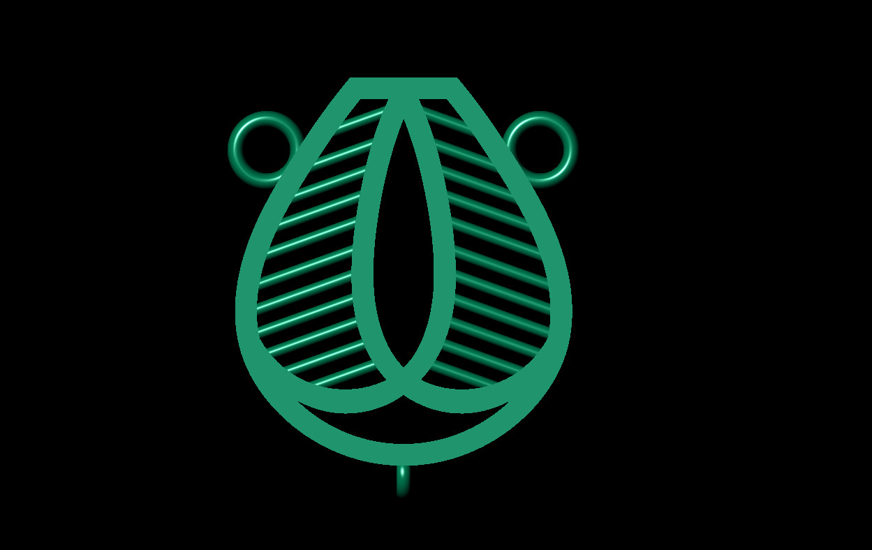 Direct Csting Pendant 3D print model_2