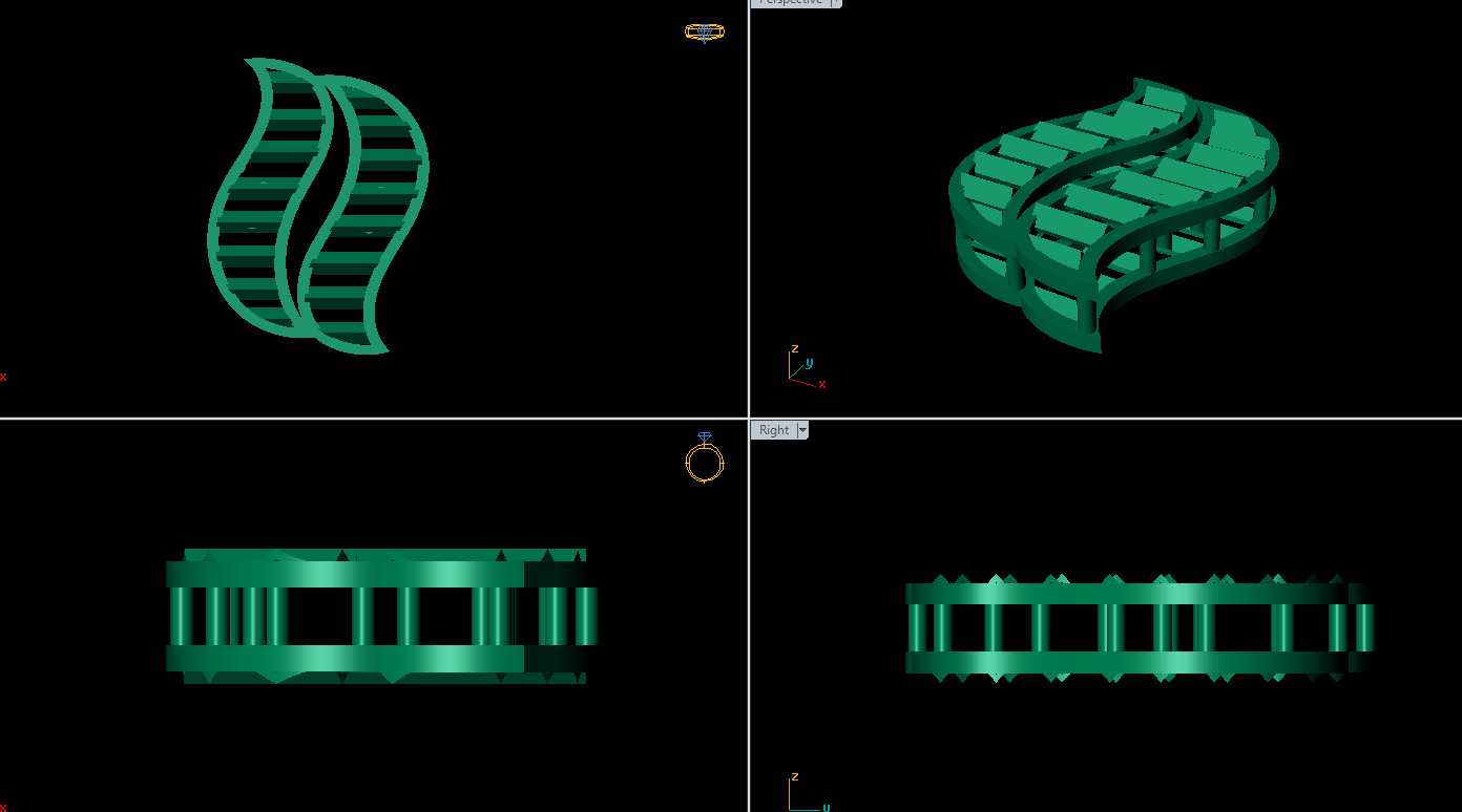 Direct Csting Pendant 3D print model_11