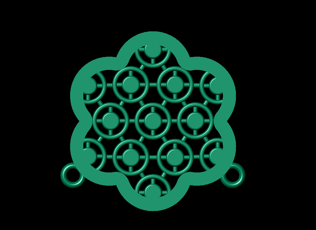 Direct Csting Pendant 3D print model_6