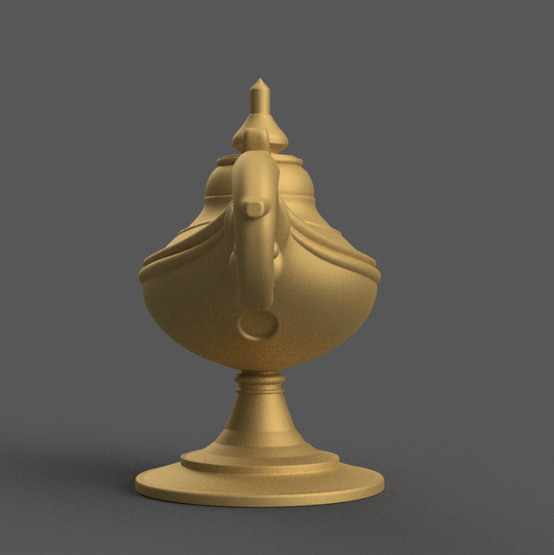 Magic Lamp 3D STL File for Unique Desk Decor 3D print model_6