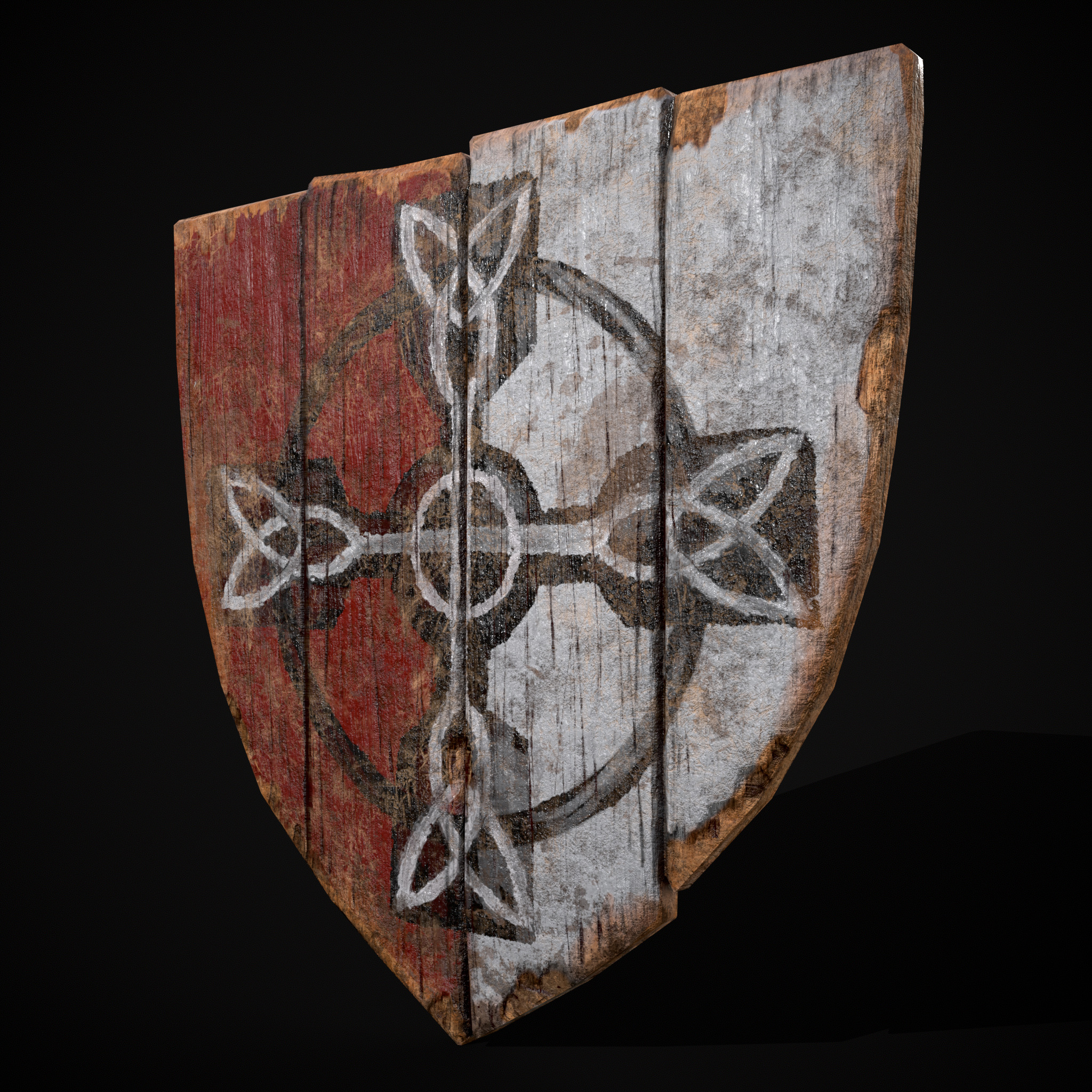 RW Cross Coat of Arms Low-poly 3D model_3