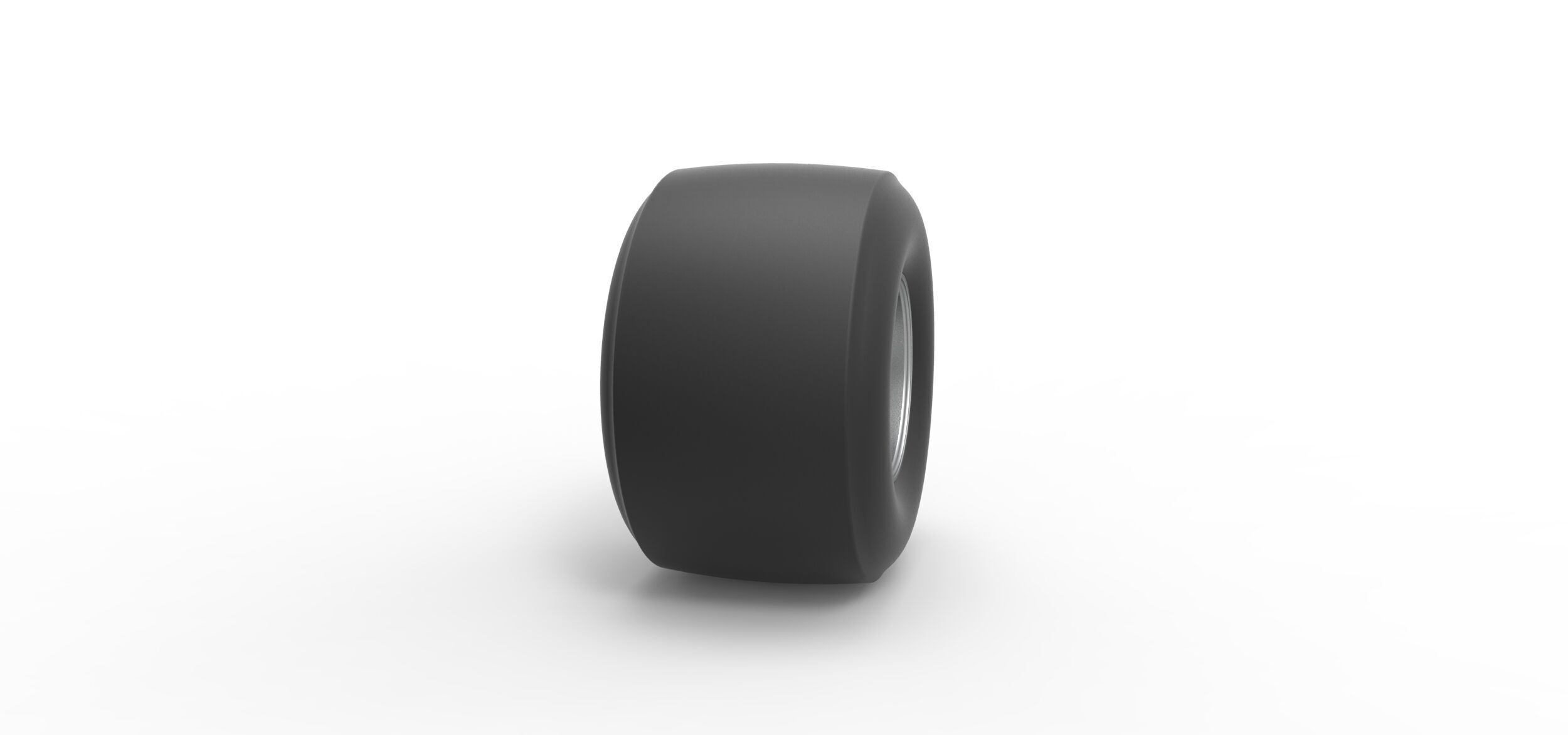 Rear wheel of Vintage Funny Car Scale 1 to 25 3D print model_2