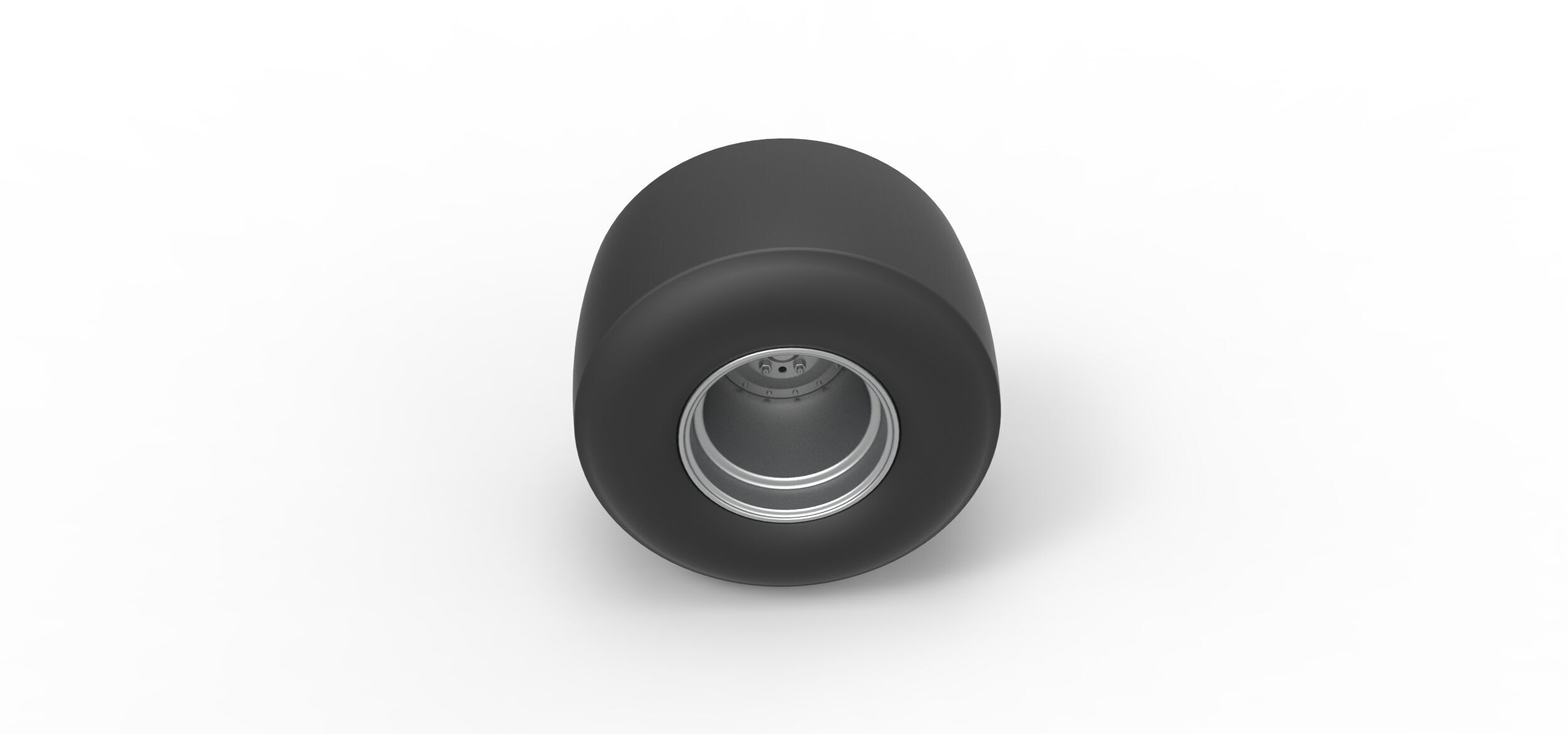 Rear wheel of Vintage Funny Car Scale 1 to 25 3D print model_5