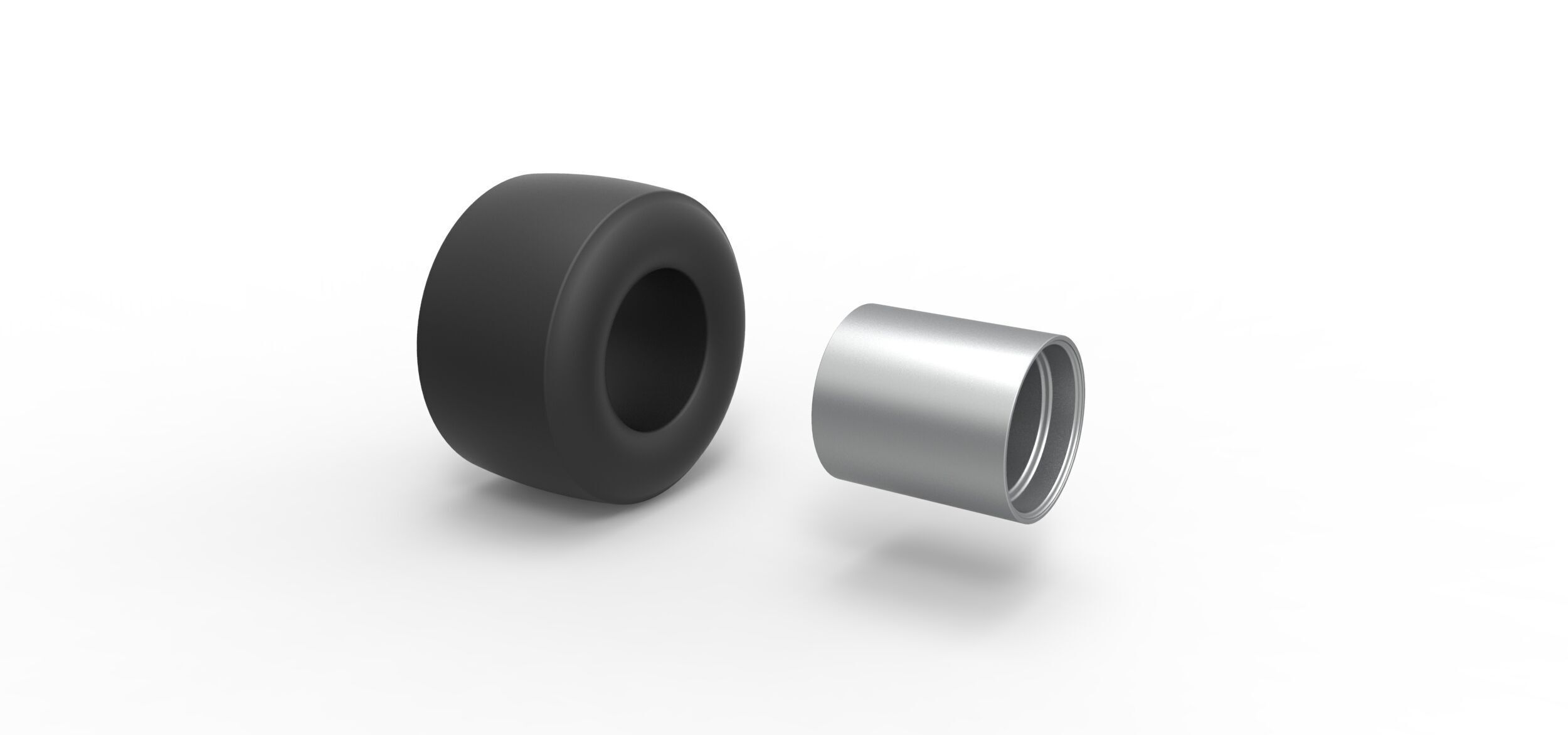 Rear wheel of Vintage Funny Car Scale 1 to 25 3D print model_8