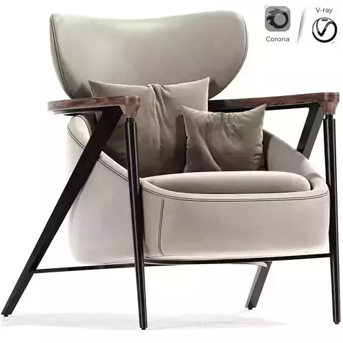 American Style Leather Leisure Chair