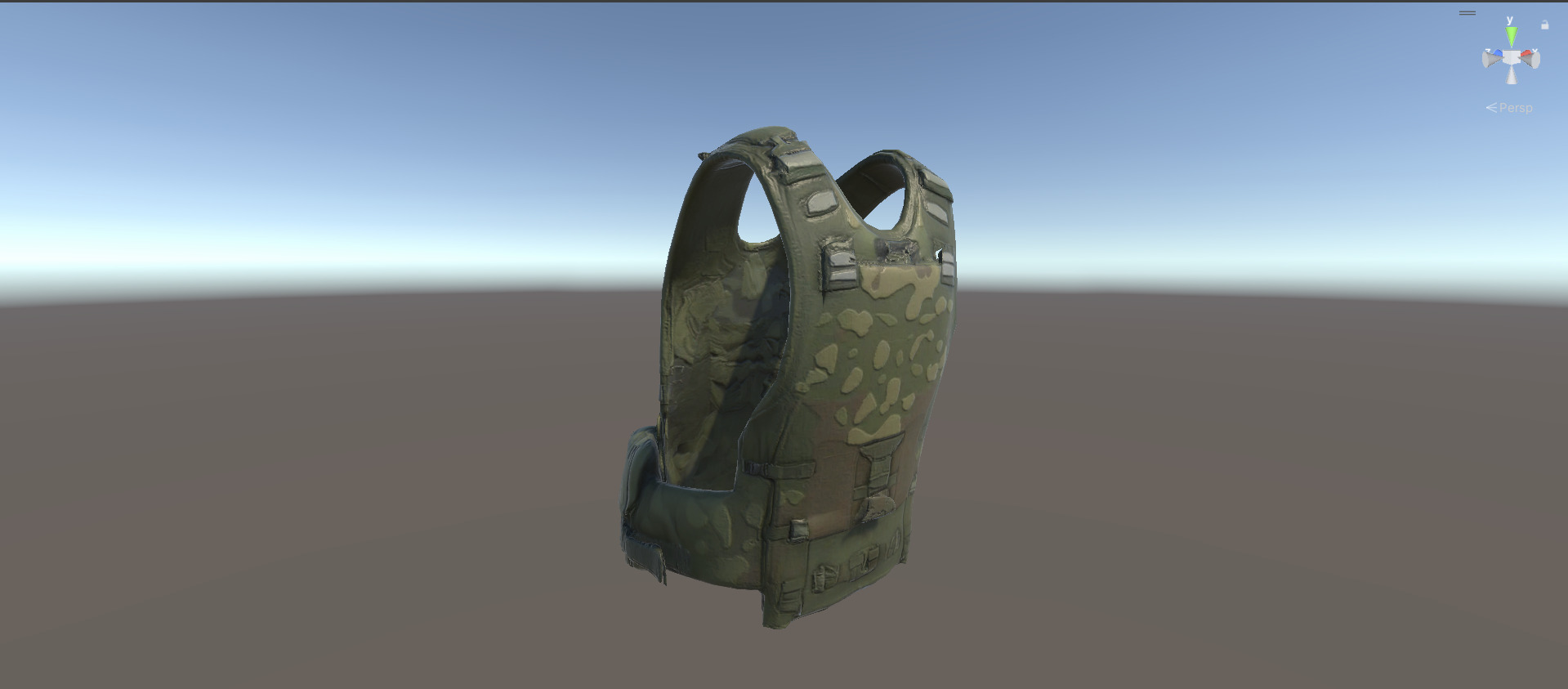 3D  Military Vest Model With Textures Low Poly And High Poly Low-poly 3D model_2