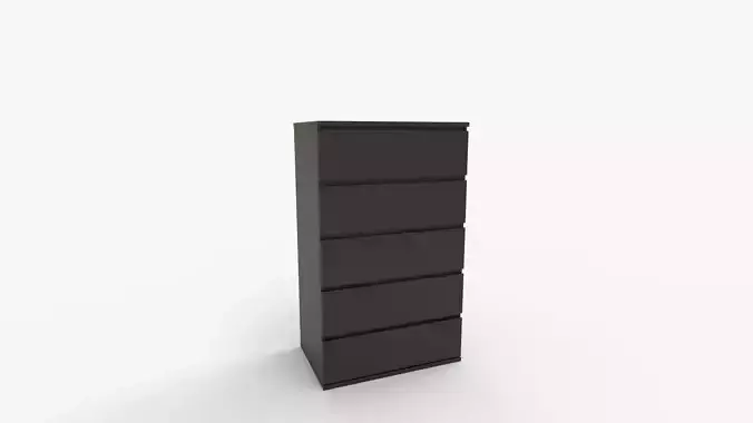 Vida Designs Denver Five Drawer Chest of Drawers Storage