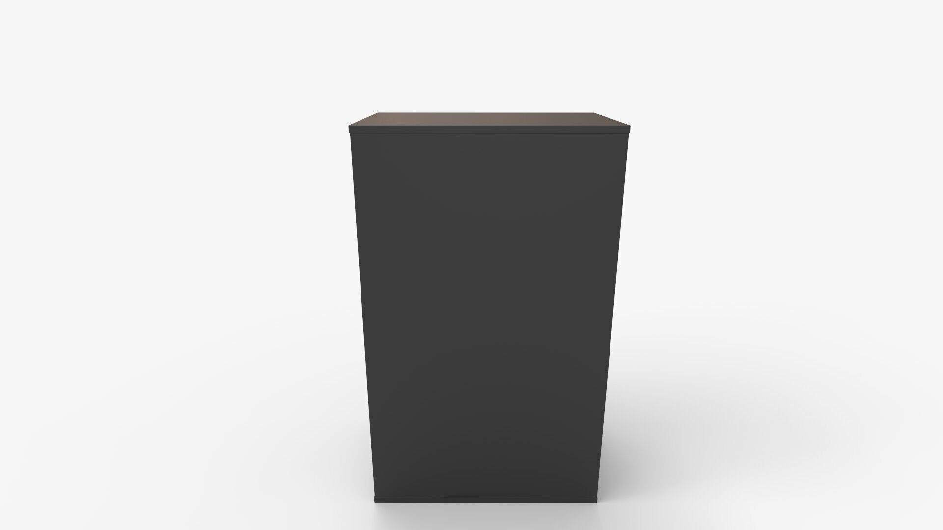 Vida Designs Denver Five Drawer Chest of Drawers Storage 3D model_3