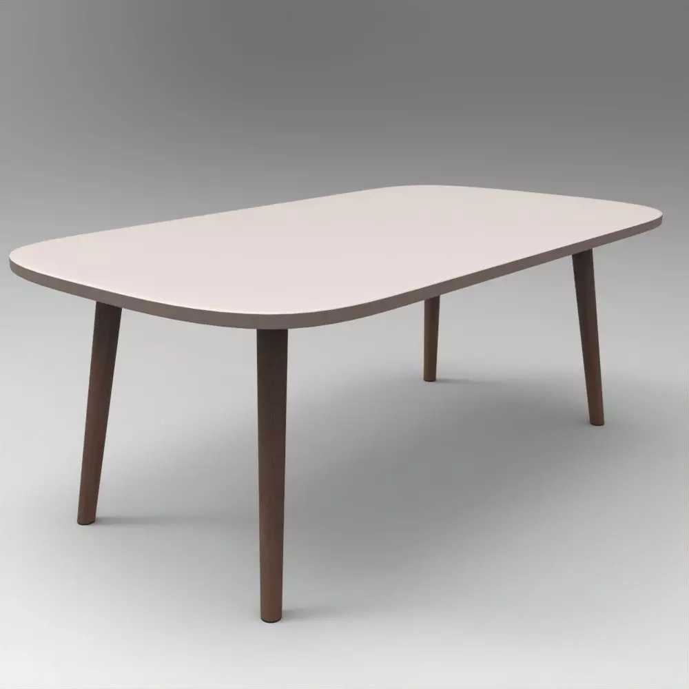 Table079 Low-poly 3D model_0