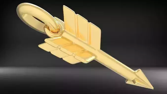 Arrow pendant charm 