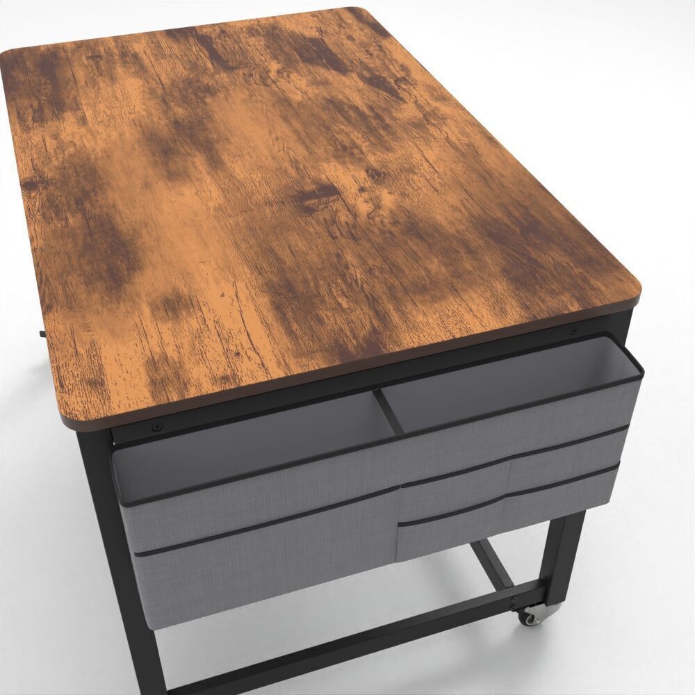 Table076 Low-poly 3D model_4