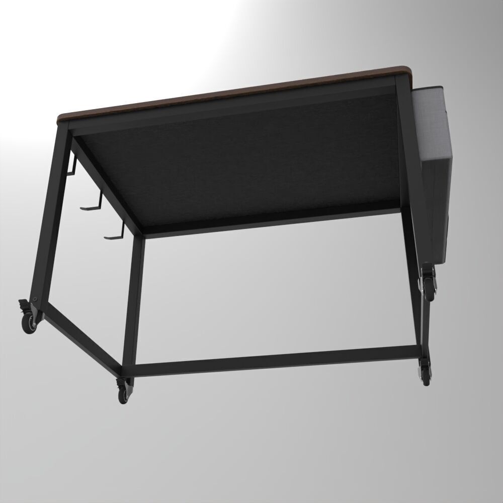 Table076 Low-poly 3D model_5