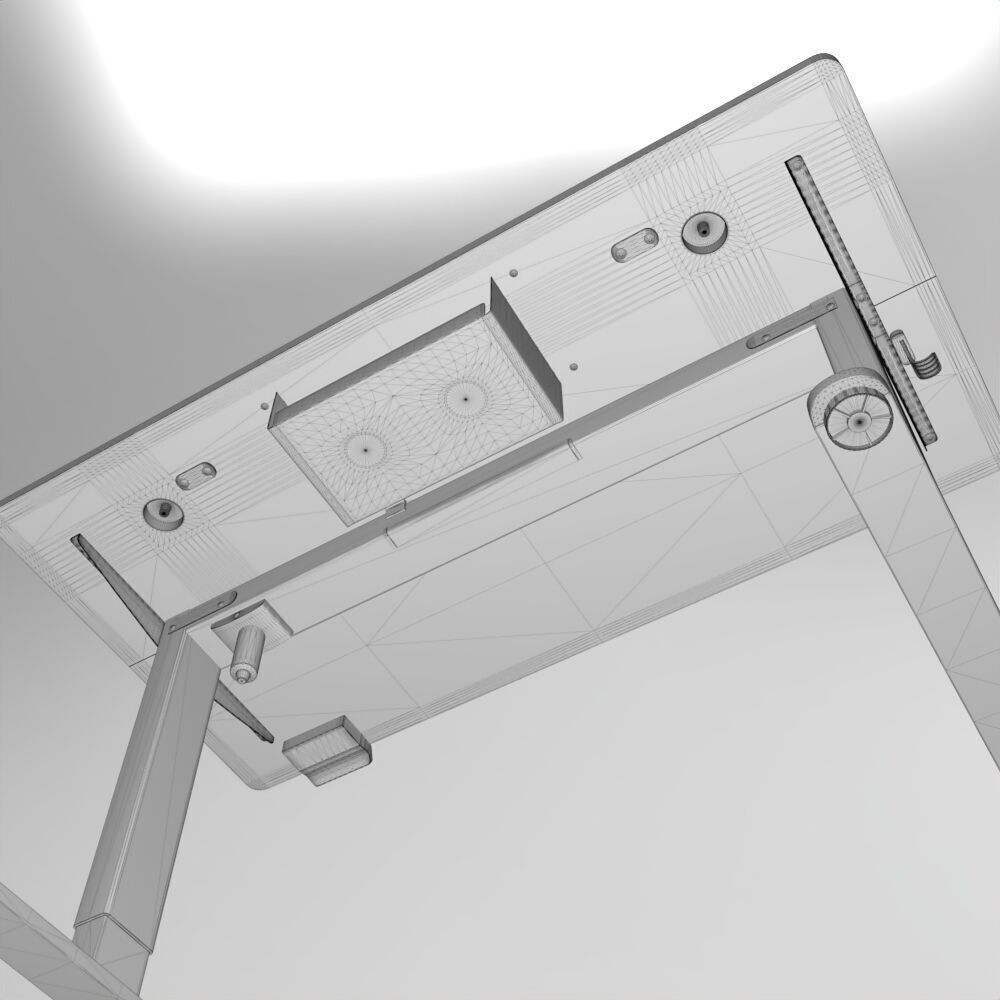 Table069 Low-poly 3D model_8