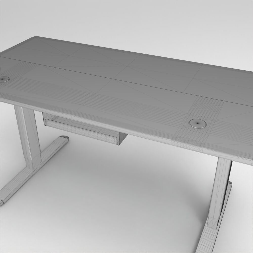 Table069 Low-poly 3D model_7