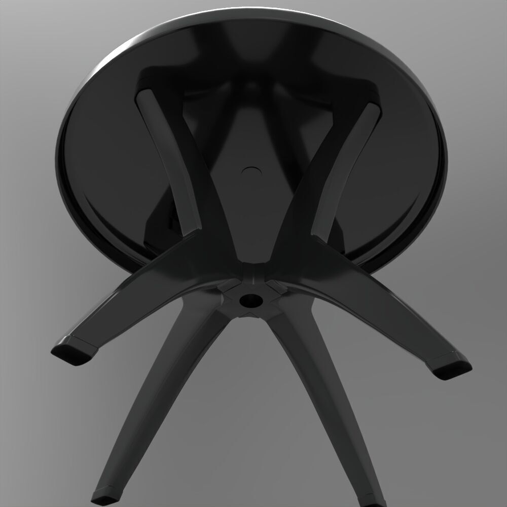 Table067 Low-poly 3D model_3