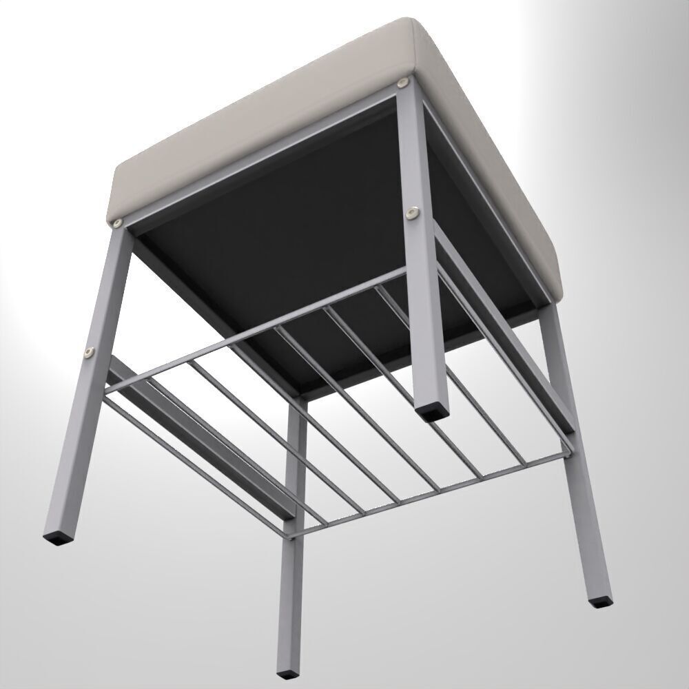 Table066 Low-poly 3D model_5