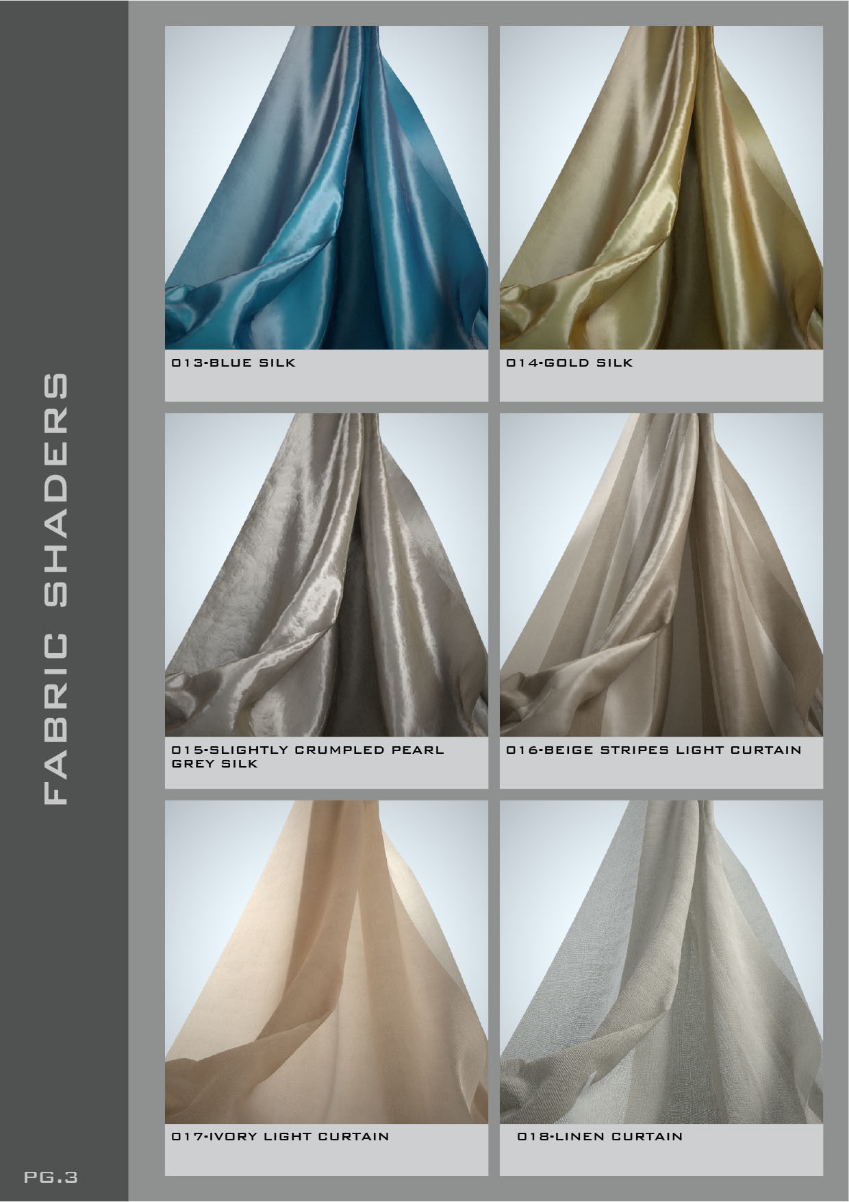 Shaders for VrayforC4D - Bundle 01 Fabric 3D model_4